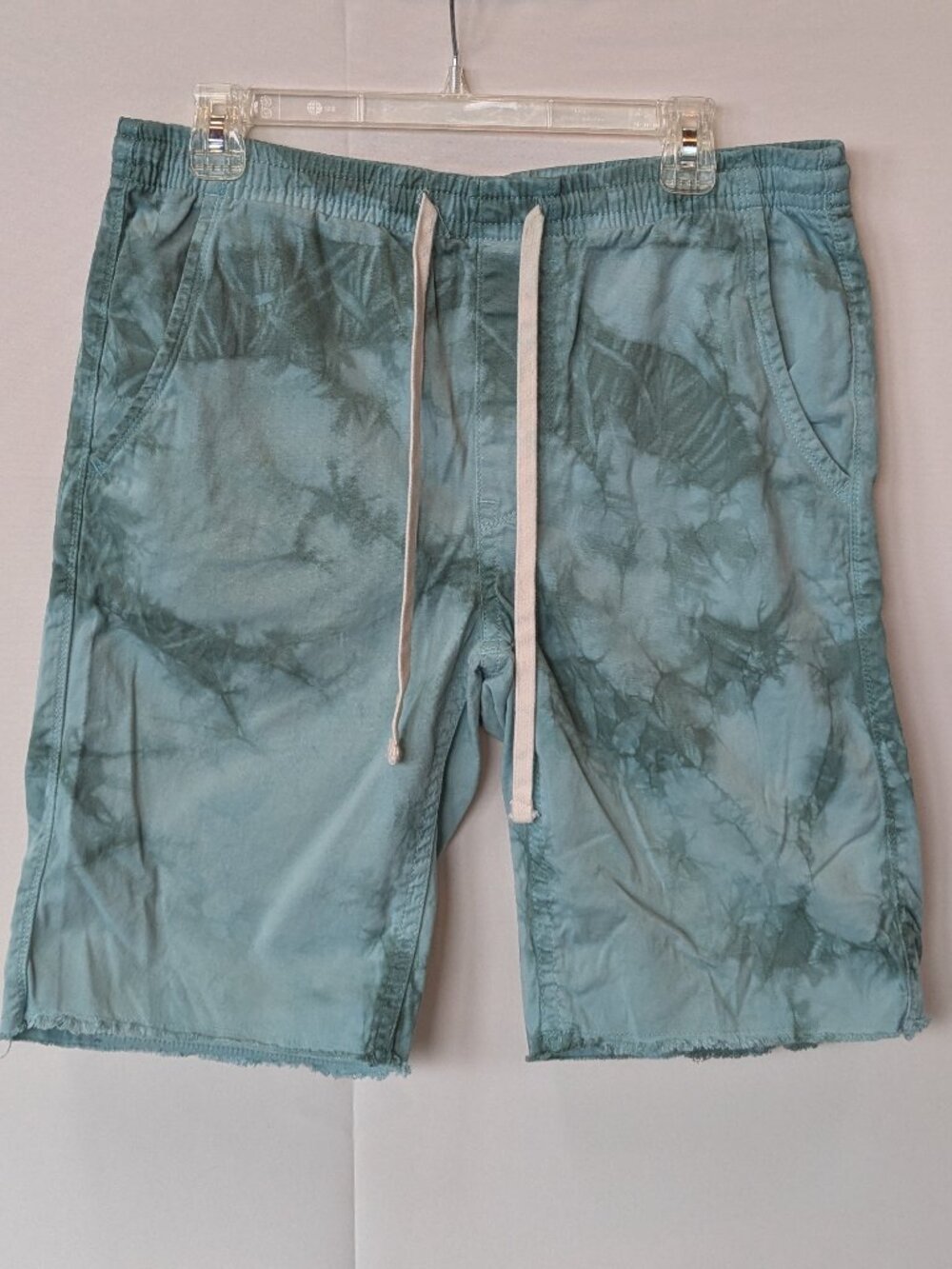 Men's Teal Tie-dye Jogger Shorts